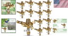 12-piece Brass Impact Sprinkler Set With Adjustable 0-360   For Garden Irrigation