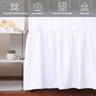 Crib Skirt Dust Ruffle  100  Egyptian Cotton 400 Thread Count Soft Breathable   
