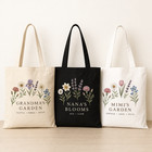 Personalized Bridesmaid Tote Bag Custom Wedding Party Name Gift