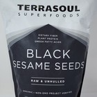 Terrasoul Superfoods Organic Raw   Unhulled Black Sesame Seeds 2 Lbs Exp 08 2026