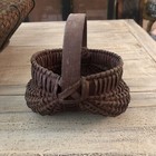 Fantastic Antique Miniature Basket 