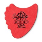 Dunlop Guitar Picks Tortex Fins 72 Pack  50mm Red