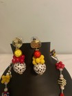 Handmade Lampwork Glass Bead Jewelery Set