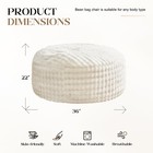Large Bean Bag Chairs 3ft Big Adults Beanbag Chairs With Filler