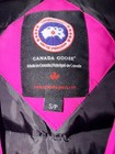Canada Goose Vintage Women   s Sz S Down Parka Jacket Pink With Fur Hood -defect