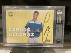 Carlos Alcaraz Signed Slabbed Beckett Authentic Mint 9 Cincy Photo Card