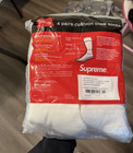 Supreme X Hanes Crew Socks - White  Pack Of 4  Size 6-12