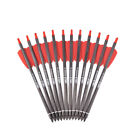7 5in Crossbow Hunting Carbon Arrows Bolts Target Tips Archery Shooting 12pack