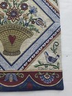 Vintage Beautiful Floral Bucket Art Scene Wall Hanging Tapestry 60x43 Cm
