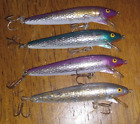 Lot Of Four 3 5  Whopper Stopper Hellcat Lures - 4 Baits