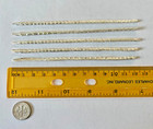 99 9   Pure Silver Anode   Cathode Rough Cut Rod About  7 5 G   3mm Dia X  5 In