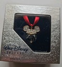 Swarovski Crystal Walt Disney Christmas Ornament Mickey Santa Ears W box