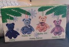 Ty Jingle Beanies Bear Plush Set Holiday Collection Retired