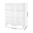 Clear Acrylic Tube Rack  Wall Mounting   Countertop Tube Organizer Holder