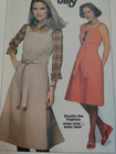 Dress Jumper Back Wrap S 10 12 Simplicity 8005 Sewing Pattern Uc Jiffy Vtg 70s