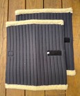 New 18  Black Mesh Standing Bandages With Fleece Trim