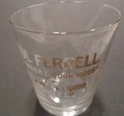 Antique 1900 s Paul Ferrell Mail Order Liquor House Grand Rapids Mi Shot Glass