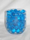 Blue Water Beads Centerpiece Vase Filler - Bulk  1 Pound   Saving - 12 Gallons