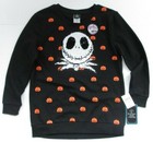 Nwt-disney Child s Nightmare Before Christmas Sweatshirt-reverse Sequin Xs Or Xl