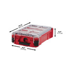 Milwaukee 48-22-8435 5-bin Impact Resistant Polymer Packout Compact Organizer