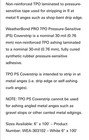 Weatherbond Brand Tpo 6    X 100    Pressure Sensitive Cover Strip - White Color