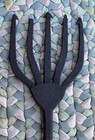 Vintage Hand Forged 5-tine Fish Gig Tool Spear Head Fishing Tool Fork