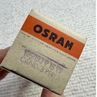 Vintage Osram Replacement Lamp Light Bulb 125 130v 15w Cand  B Perla New In Box