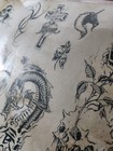 Vintage Jack Rudy Traditional Tattoo Flash Sheet Tattooland Biker Fantasy Dragon