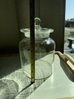 Vintage Large Heavy Pharmacy Apothecary Glass Store Display Candy Jar
