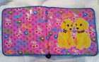 Vintage 90   s  Lisa Frank Casey   Candy Puppy Love Zipper Binder W  Zipper Pull