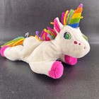 Vintage 1998 Lisa Frank Markie Rainbow Unicorn Beanie Stuffed Animal Plush New