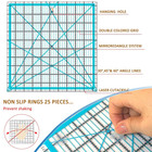 Quilting Rulers  Sewing Rulers  4 Piece Quilting Square Templates  Acrylic
