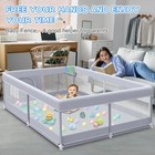 Xvishx Baby Playpen 50 x50  Indoor Outdoor Toddler Play Yard Activity Center Gre