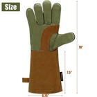 Inno Stage Welding Gloves Heat Resistant 16 Inches Cowhide 662     Leather F
