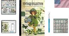 Vintage Scrapbooking Sticker Book For Adults - 800  Washi Journaling Stickers Ep