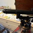 Vintage Gurley Wye Surveying Instrument Transit Surveyor Tripod With Wooden Case