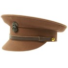 British Wwi Officer Service Dress Peaked Cap- Size Us 7 1 4  58cm 