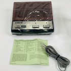 Vintage Panasonic Kx-t1020 Easa Phone Wood Grain Speakerphone System Japan Made 