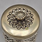 Tiffany   Co Silverplate Repousee Lidded Jar