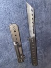Hacksmith Tools Smithblade Pocketknife Manual Liner Lock Tanto Plain Gray