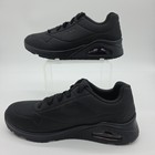 Skechers Work Shoes Womens Size 7 5 Black Slip Resistant Memory Foam Air Heel