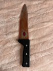 Halloween Adult Unisex Costume Knife Prop  Black Handle Red Blade  One Size