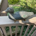 Mason Black Duck Drake Decoy Possible Nice Hunter Repaint