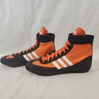 New 2014 Adidas Combat Speed 4 Wrestling Shoes Men s Size 8 1 2 Orange white blk