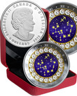 2019 Sagittarius Zodiac  5 1 4oz Pure Silver Proof Canada 27mm Coin W  Crystal