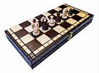 King Wooden Chess Set-13 75 X13 75 Inch Board Hand Carved
