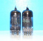 6an8 Radio Sylvania Amplifier Vintage Audio Vacuum Tubes 2 Valves Tested 6an8a
