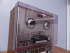 Teac A-4010s Model Vintage Reel To Reel Deck W  Cover Rc-401 Remote Mic   Tapes