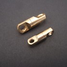 Solid Brass Swivel Round Eye Rotating Connector Key Chain Diy L s