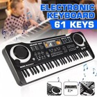 61 Keys Electric Piano Music Electronic Keyboard Beginners Kids Mini Microphone